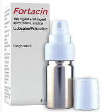 fortacin, spray pour retarder l'éjaculation