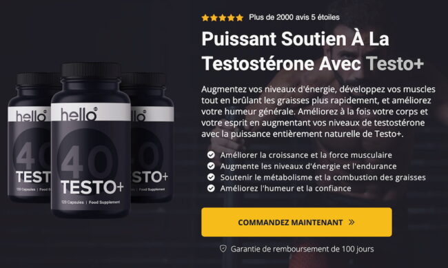 avis testo+ en bref